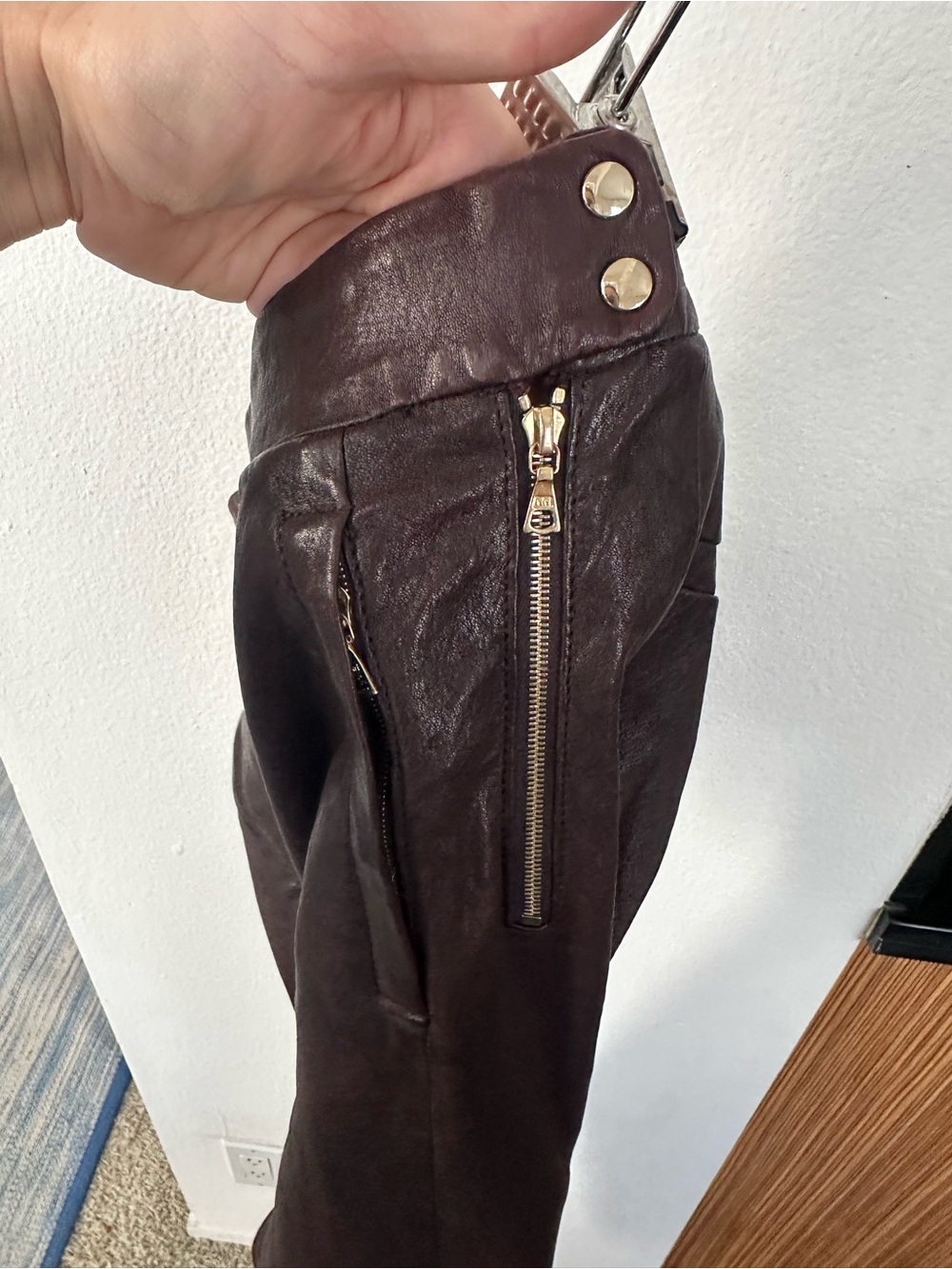 J Brand Lambskin leather pants - Picture 7 of 8